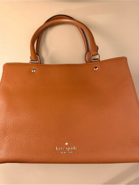 kate spade Handbags - kate spade Tan Pebbled Leather Satchel